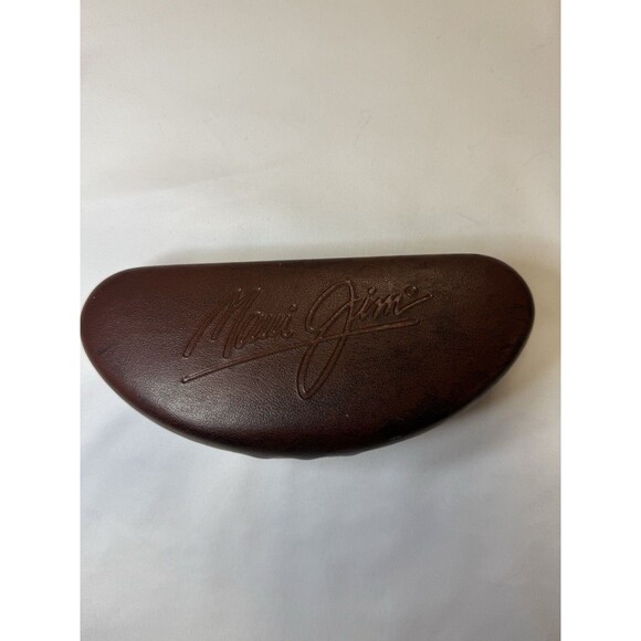 Maui Jim Eyeglasses Sunglasses Brown Hard Clam Shell Case ONLY - Picture 1 of 3